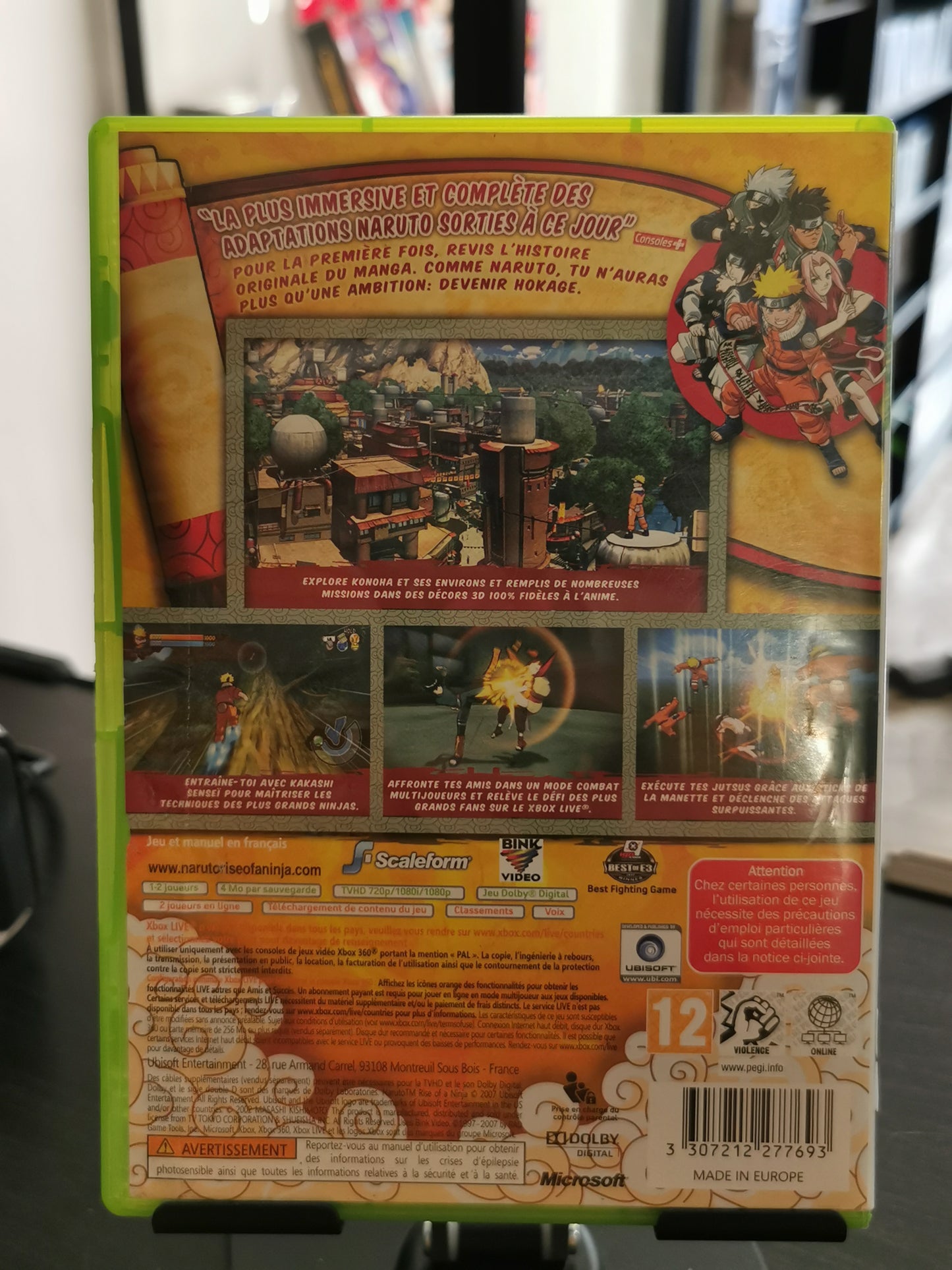 Naruto: Rise of a Ninja - Classics (Xbox 360) - No Manuale