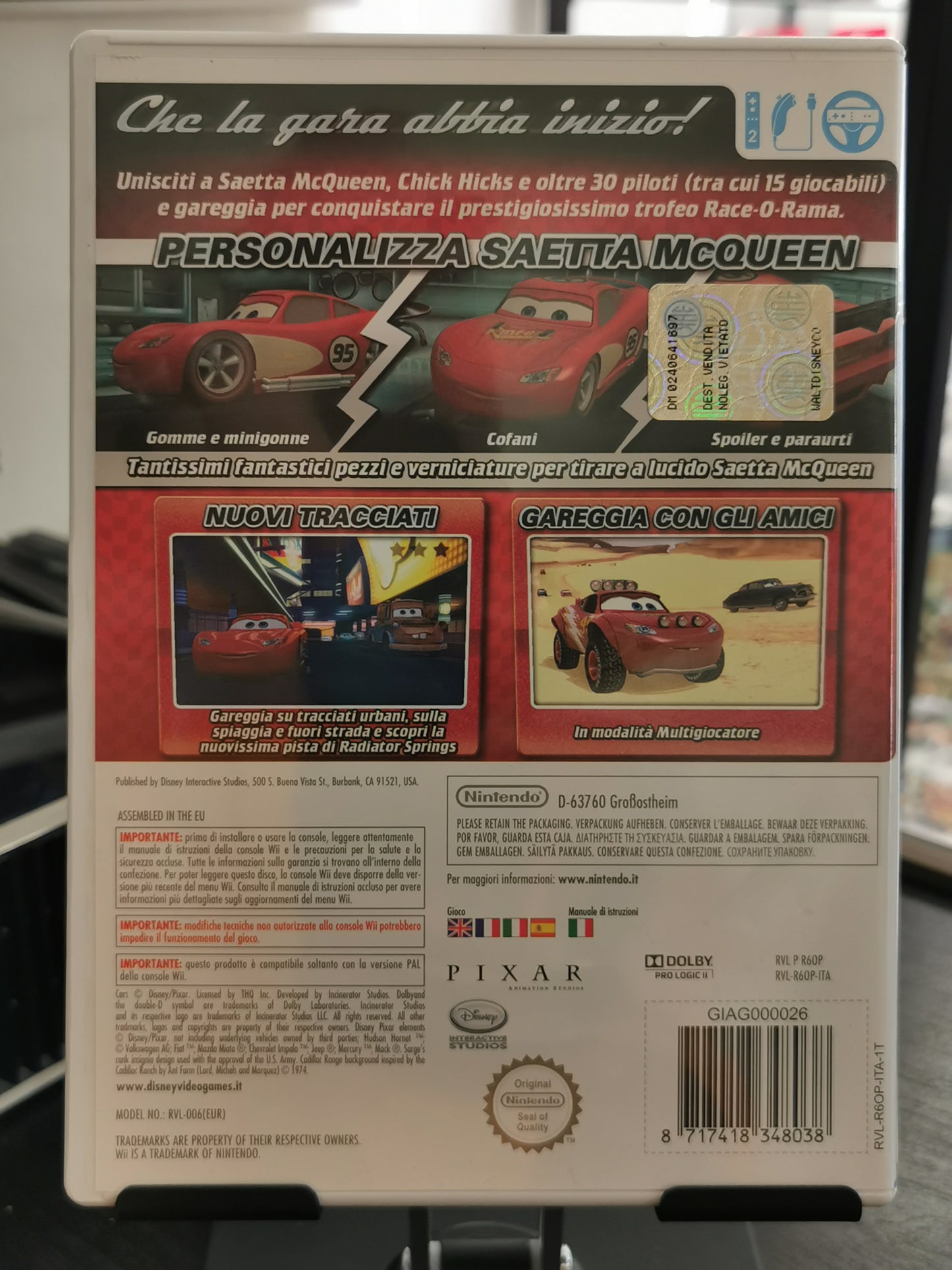 Cars Motori Ruggenti: Race-O-Rama (Wii)