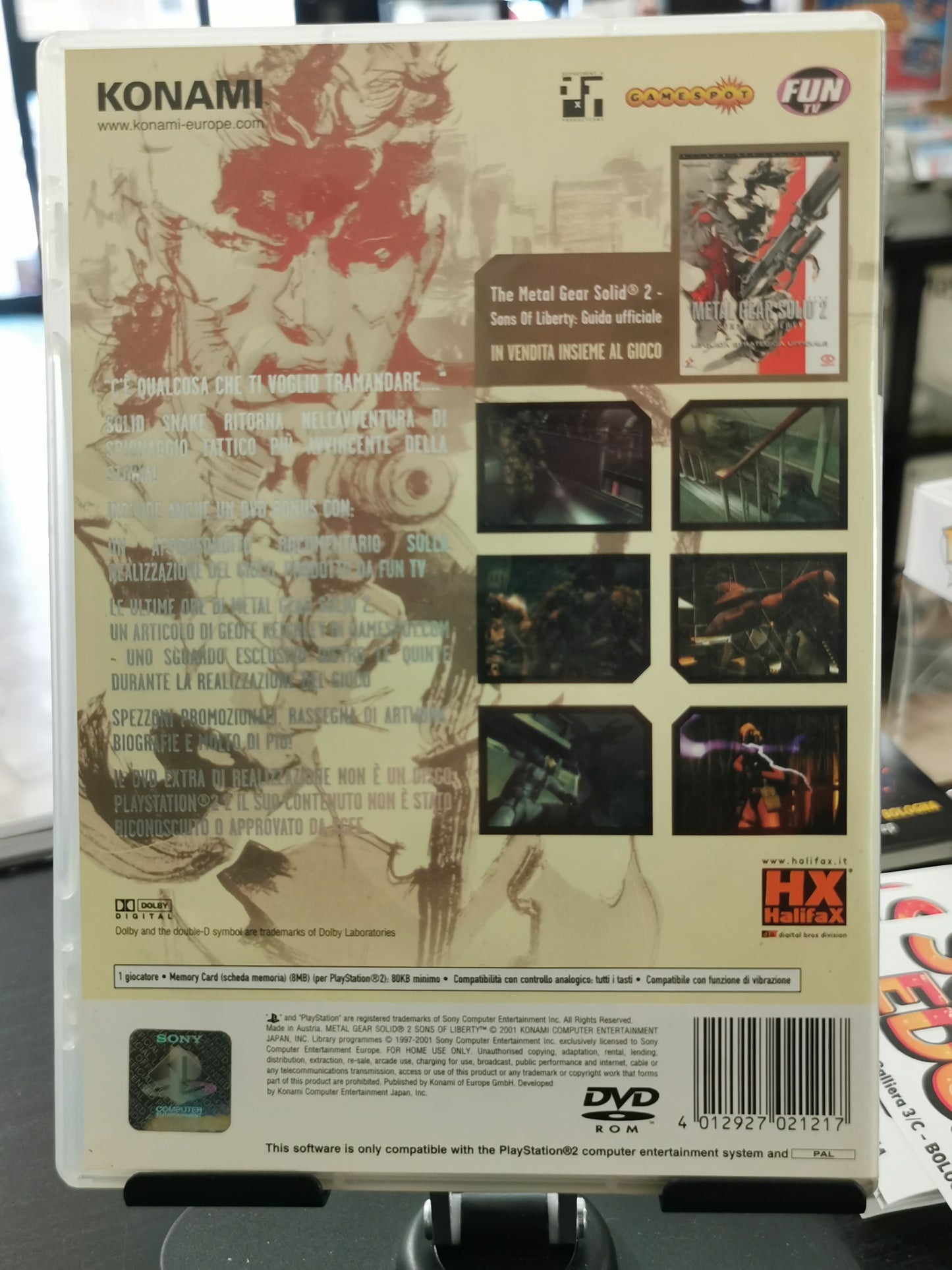 Metal Gear Solid 2: Sons of Liberty (PS2) - No Manuale