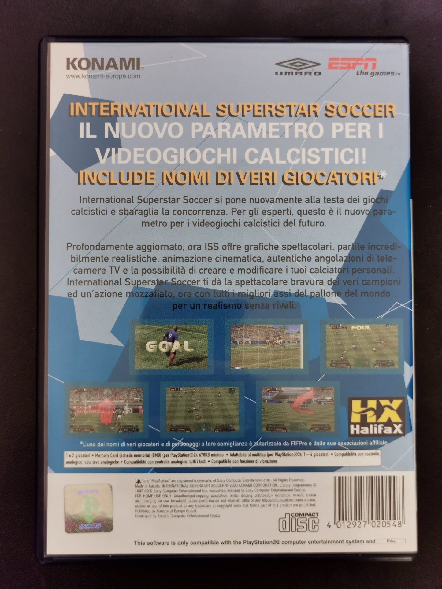 ISS: International Superstar Soccer (PS2) - No Manuale