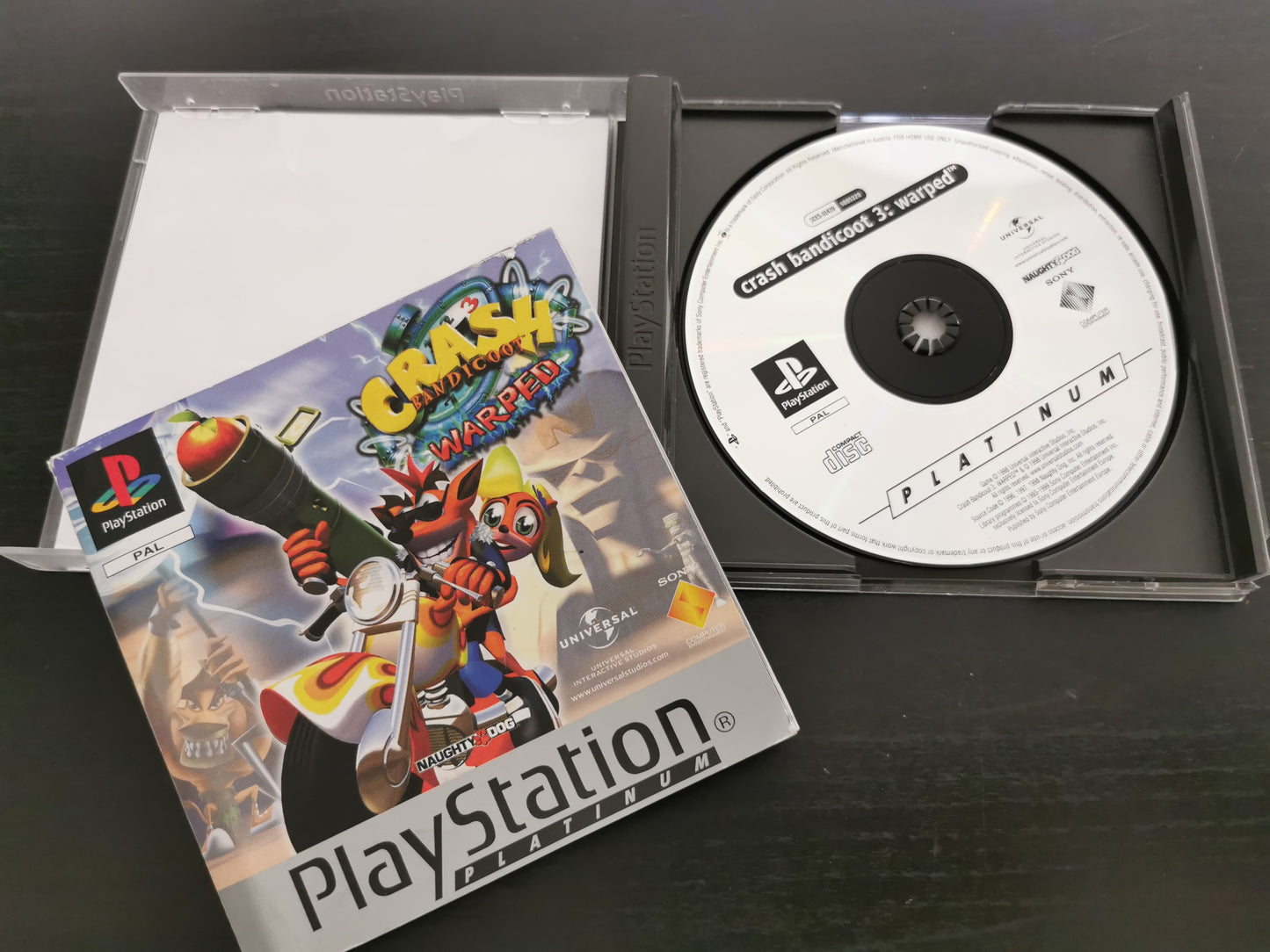 Crash Bandicoot 3: Warped (PS1) - Platinum