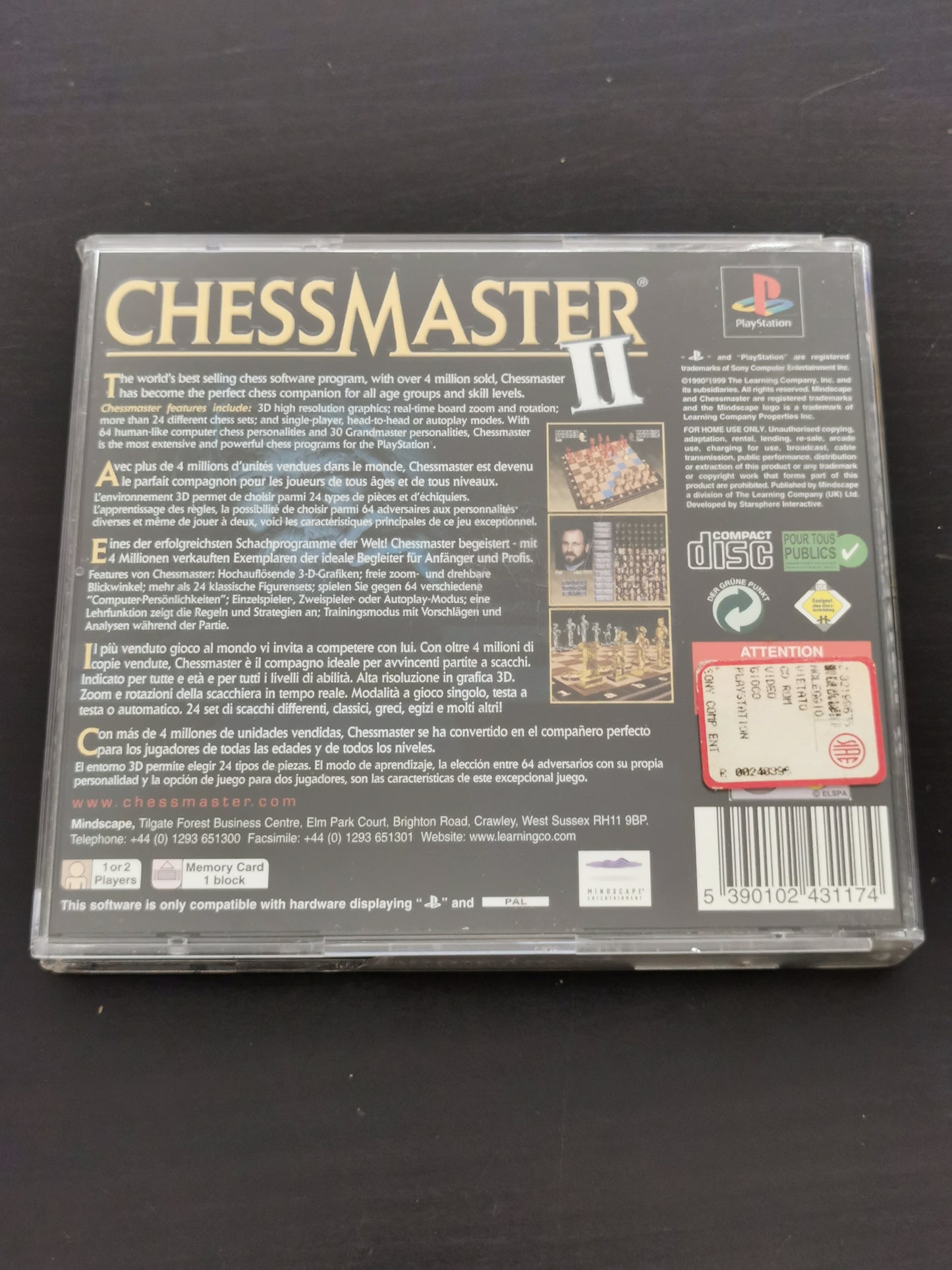 Chessmaster II (PS1)