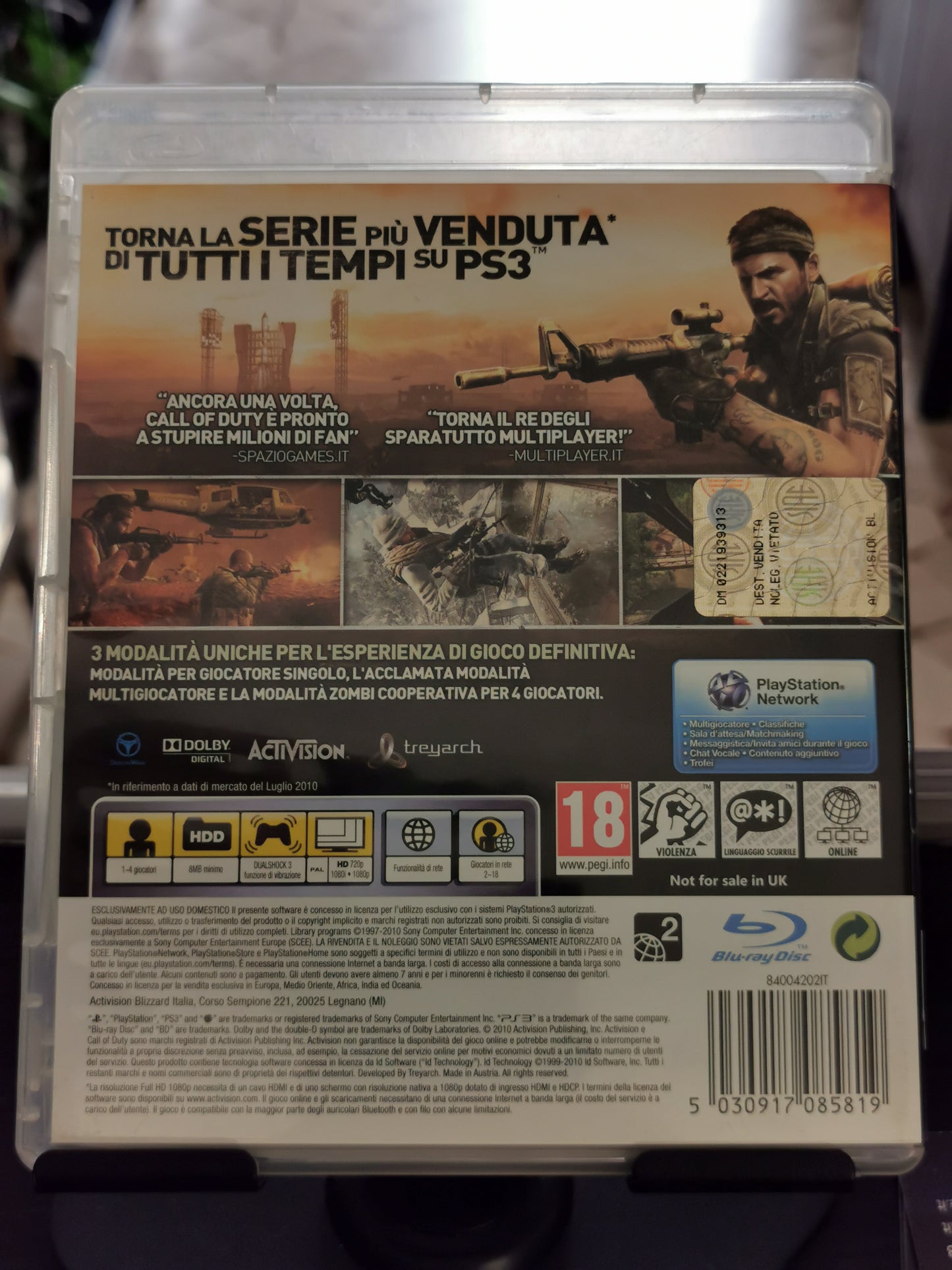 Call of Duty: Black Ops (PS3) - No Manuale