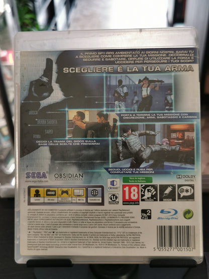 Alpha Protocol (PS3) - No Manuale