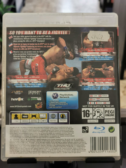 UFC 2009 Undisputed (PS3) - No manuale