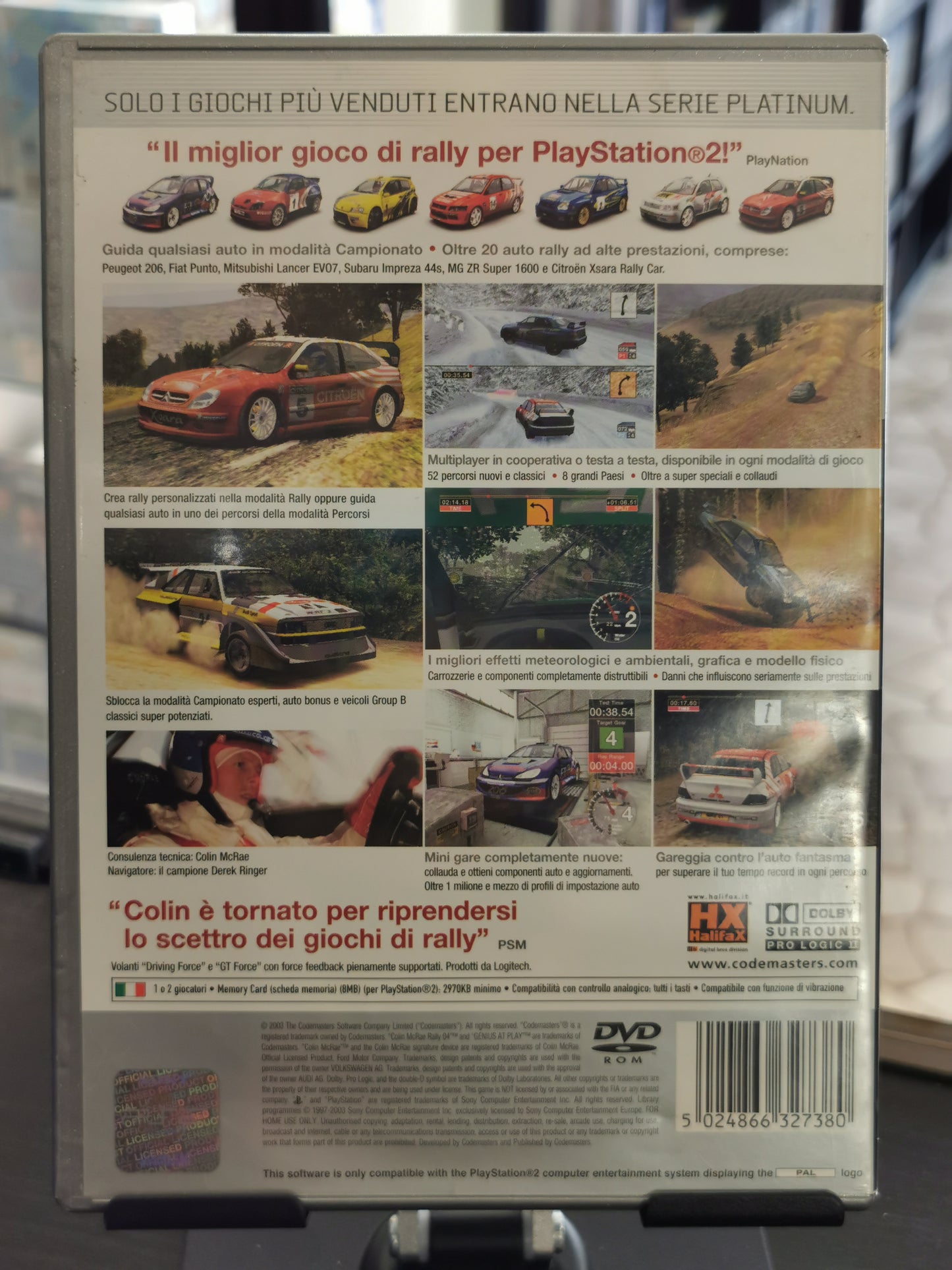 Colin McRae Rally 04 (PS2) - Platinum