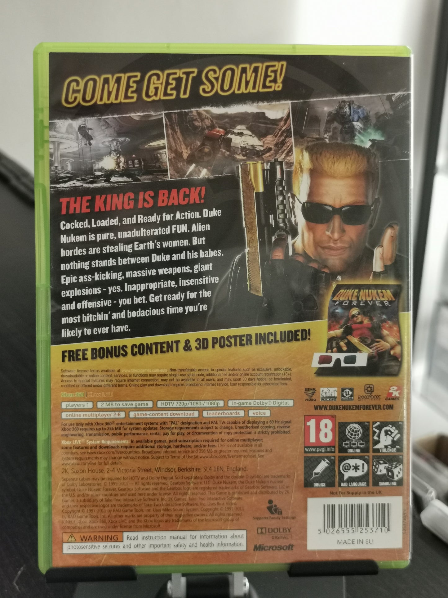 Duke Nukem Forever (Xbox 360)- ING - Senza Manuale