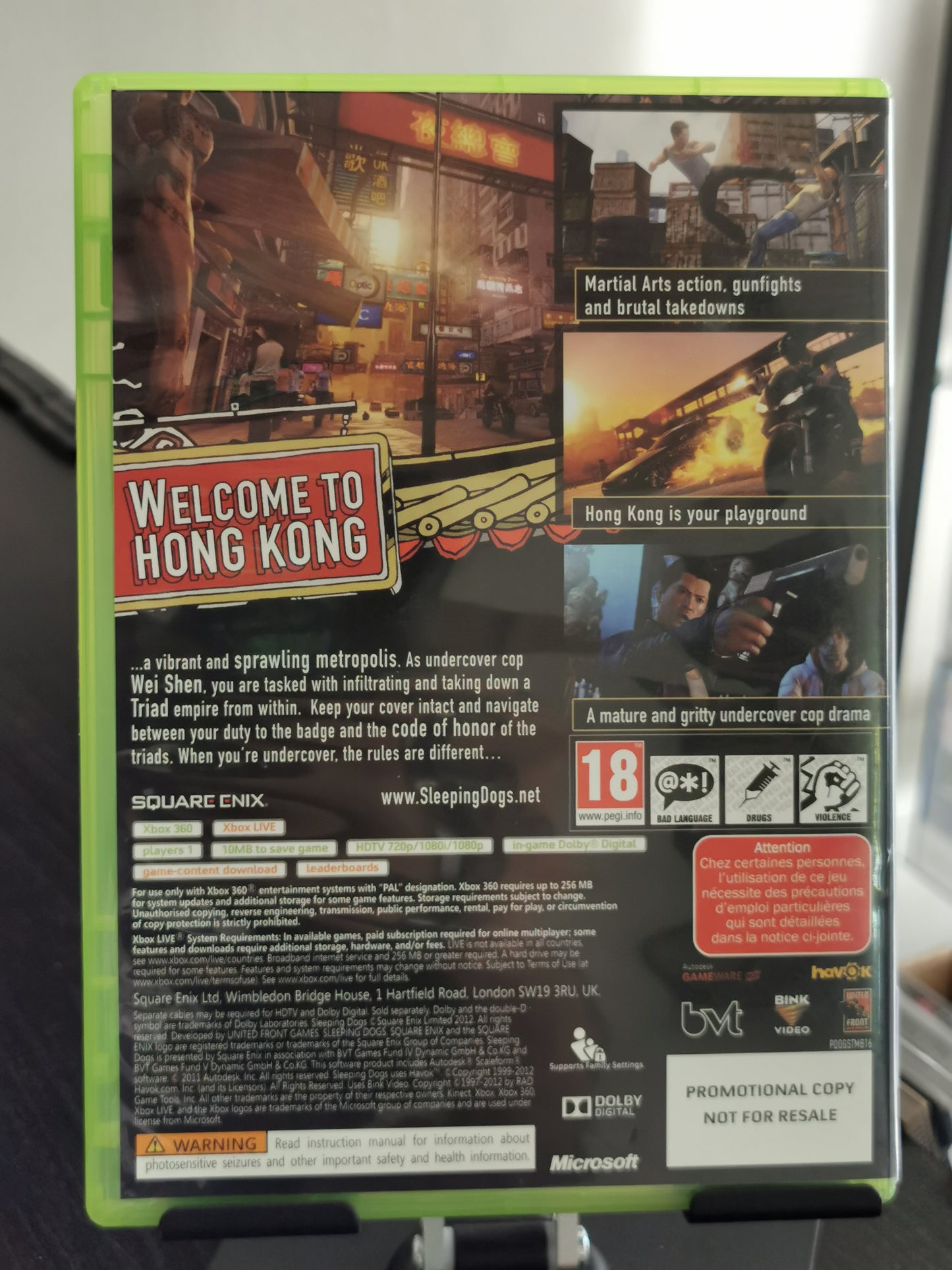 Sleeping Dogs (Xbox 360) - Promo Copy