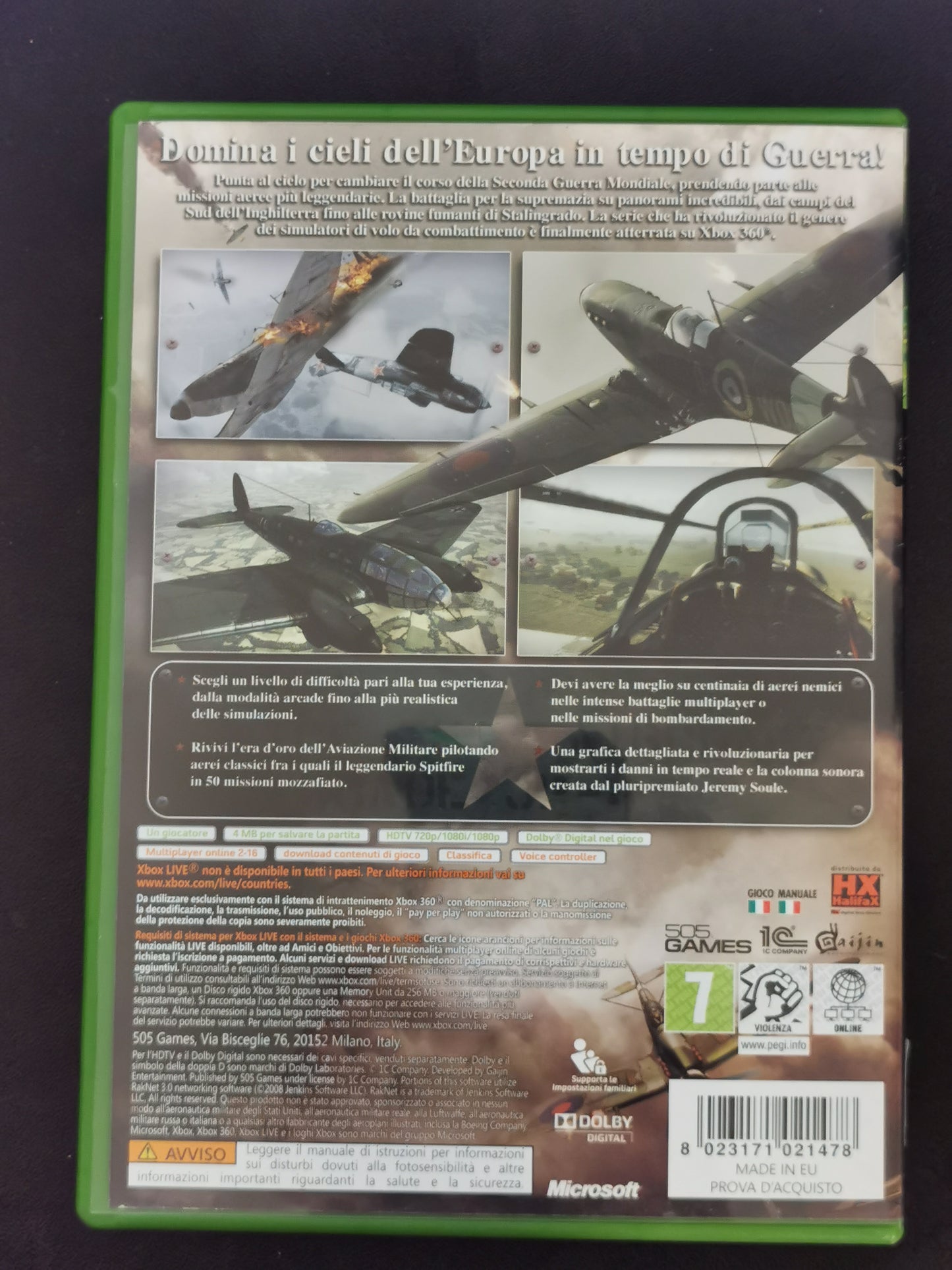 IL-2 Sturmovik: Birds of Prey (Xbox 360) - No Manuale