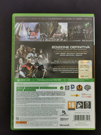 Injustice: Gods Among Us - Ultimate Edition (Xbox 360) - No manuale