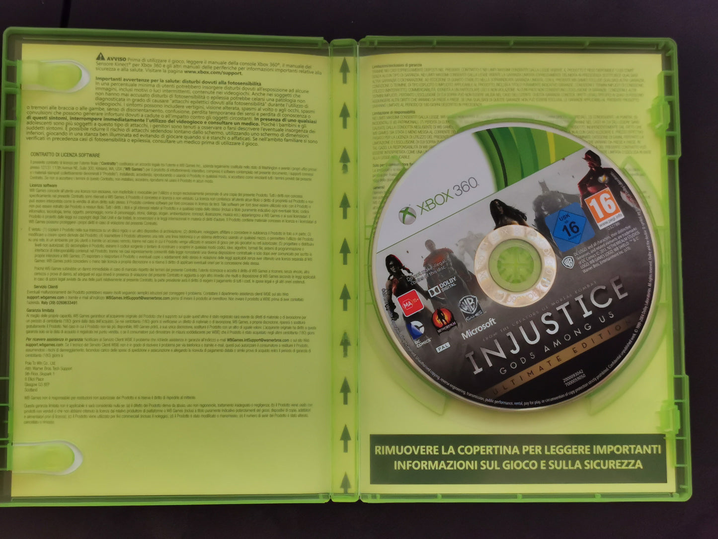 Injustice: Gods Among Us - Ultimate Edition (Xbox 360) - No manuale