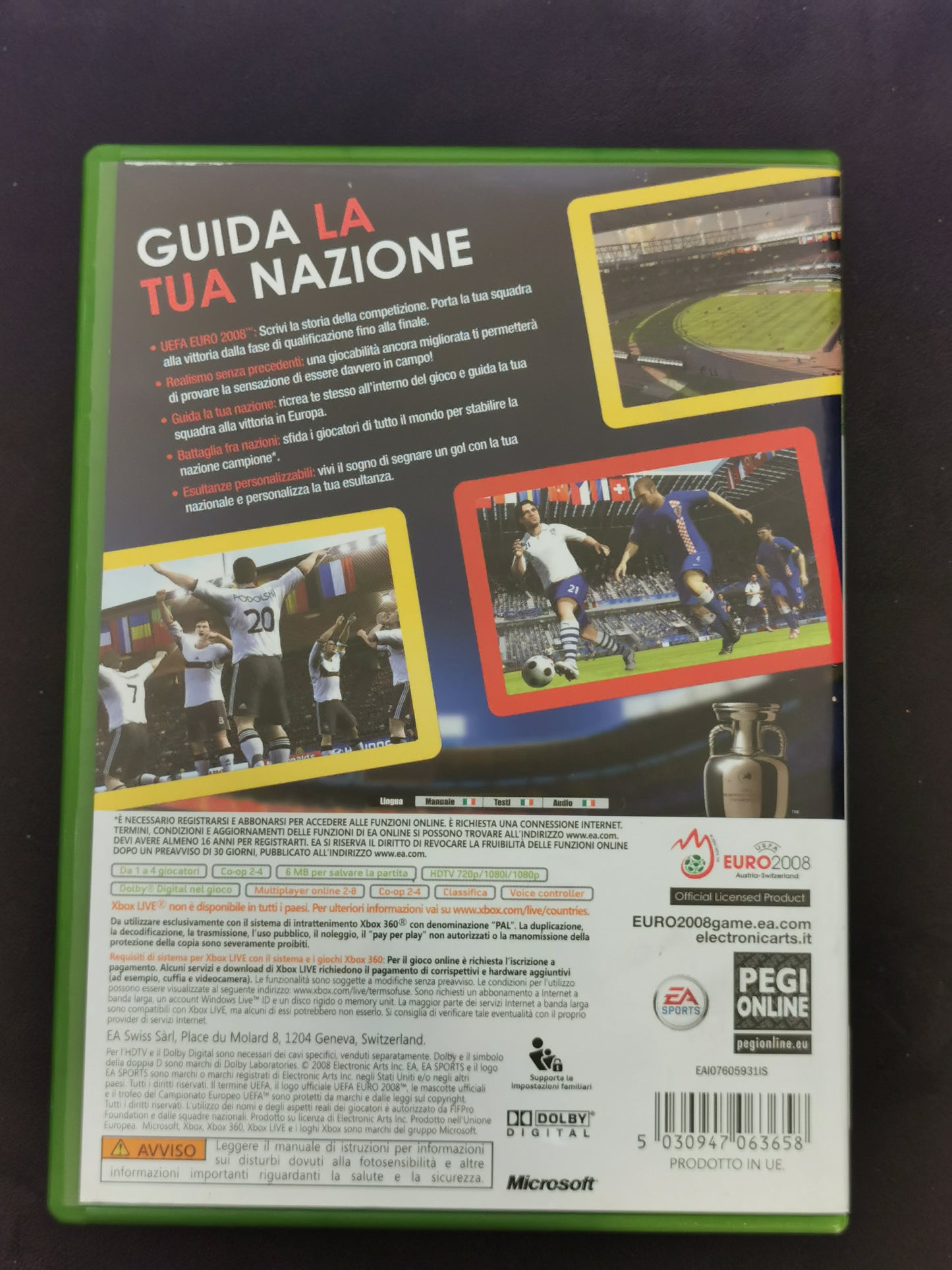 UEFA Euro 2008 Austria-Switzerland (Xbox 360)