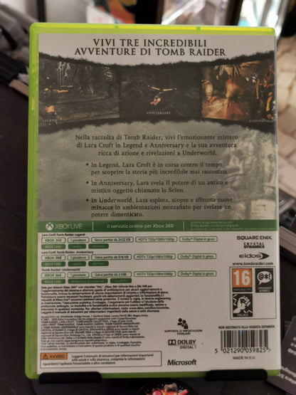 Tomb Raider Collection (Xbox 360) - Classics - Cover custom