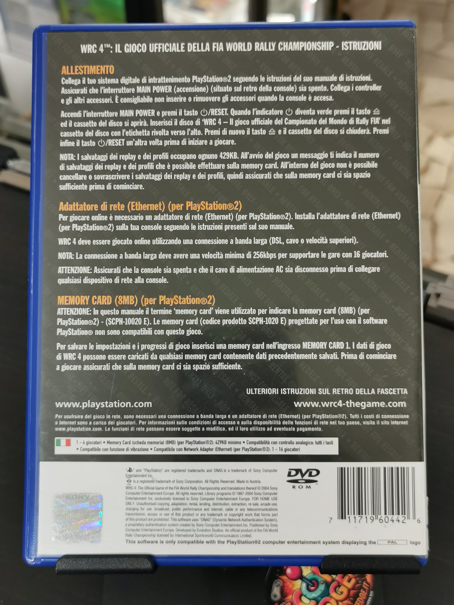 WRC 4 (PS2) - No manuale