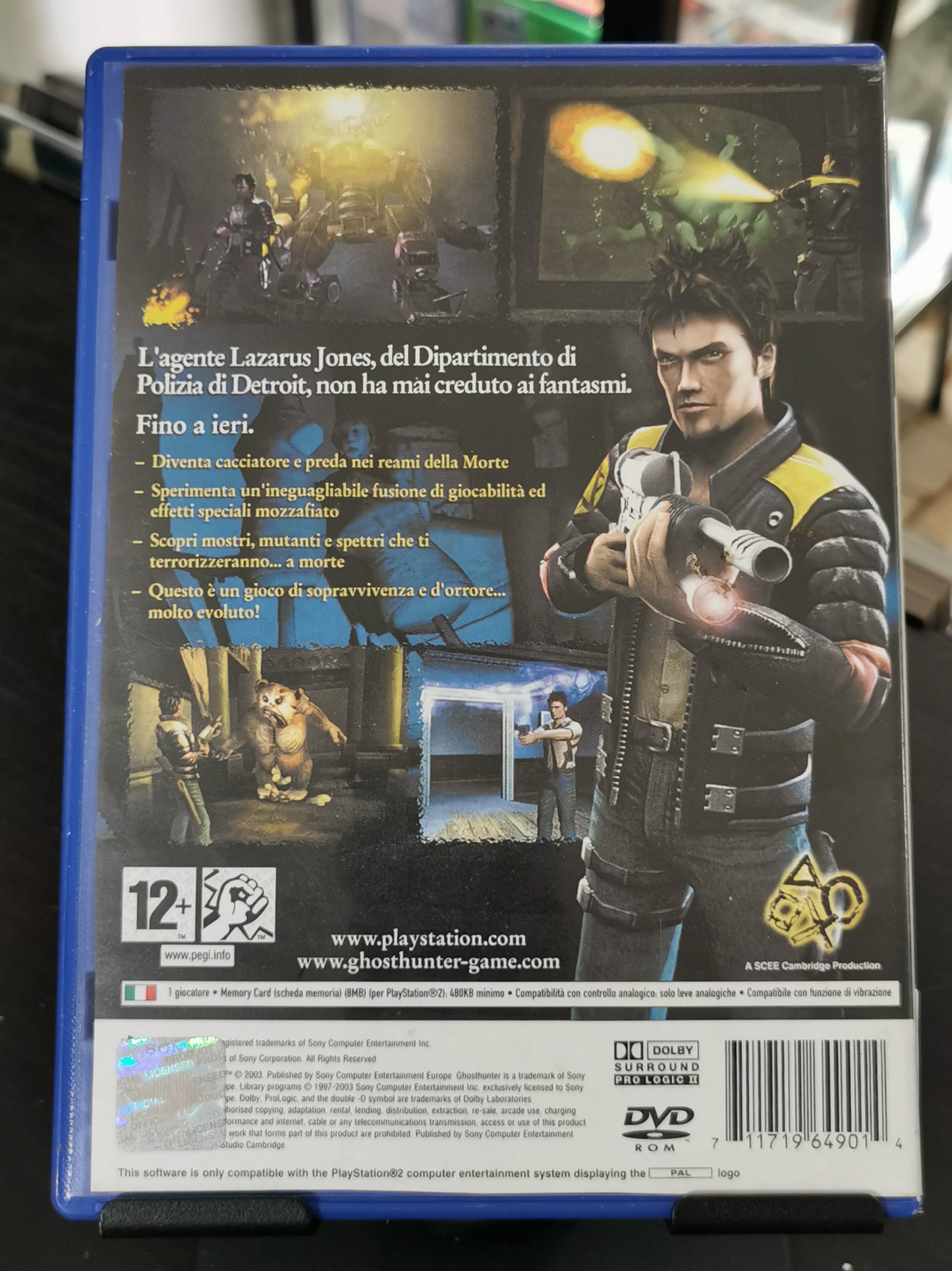 Ghosthunter (PS2) - No manuale
