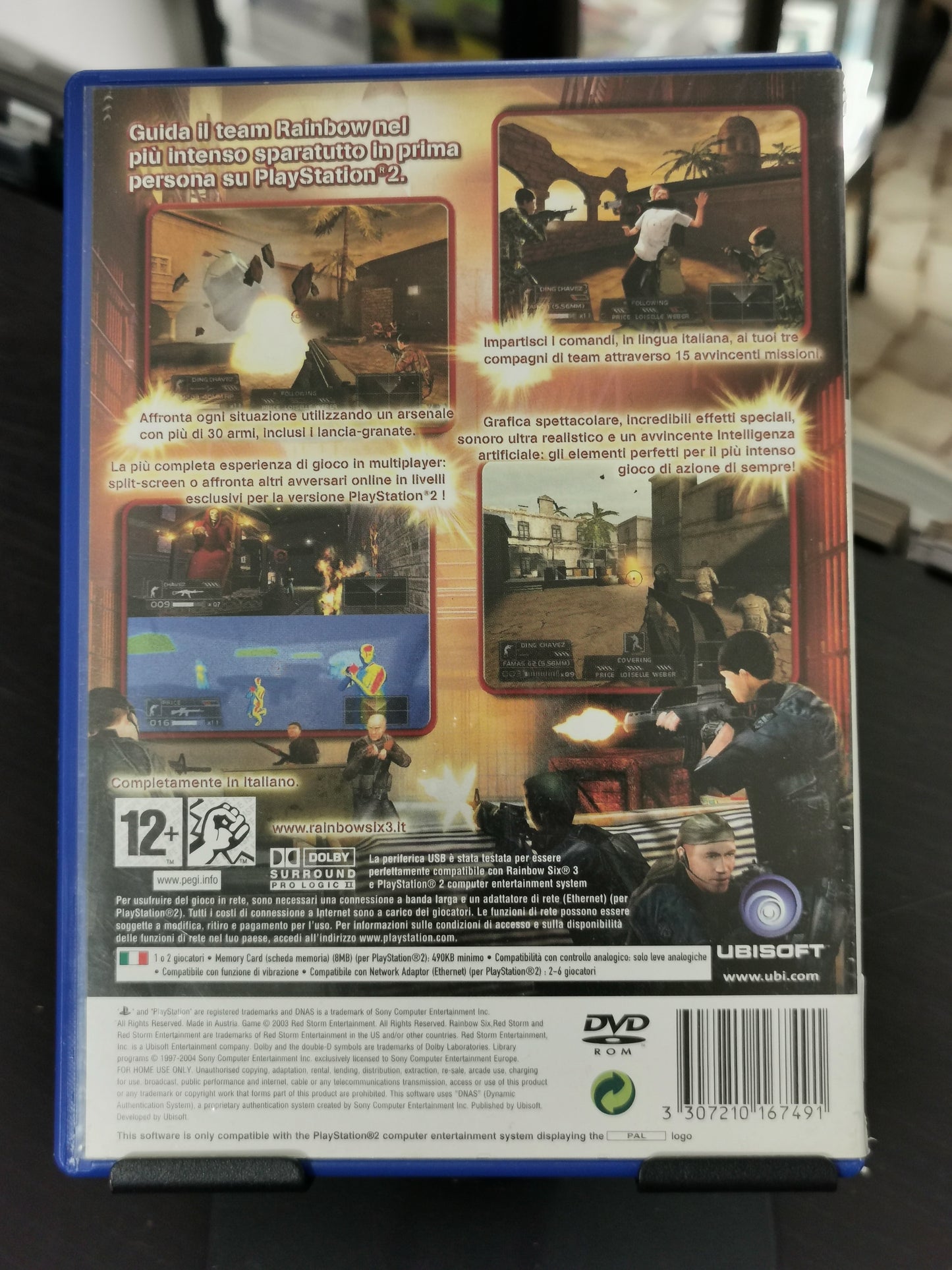 Tom Clancy’s Rainbow Six 3 (PS2) - No manuale