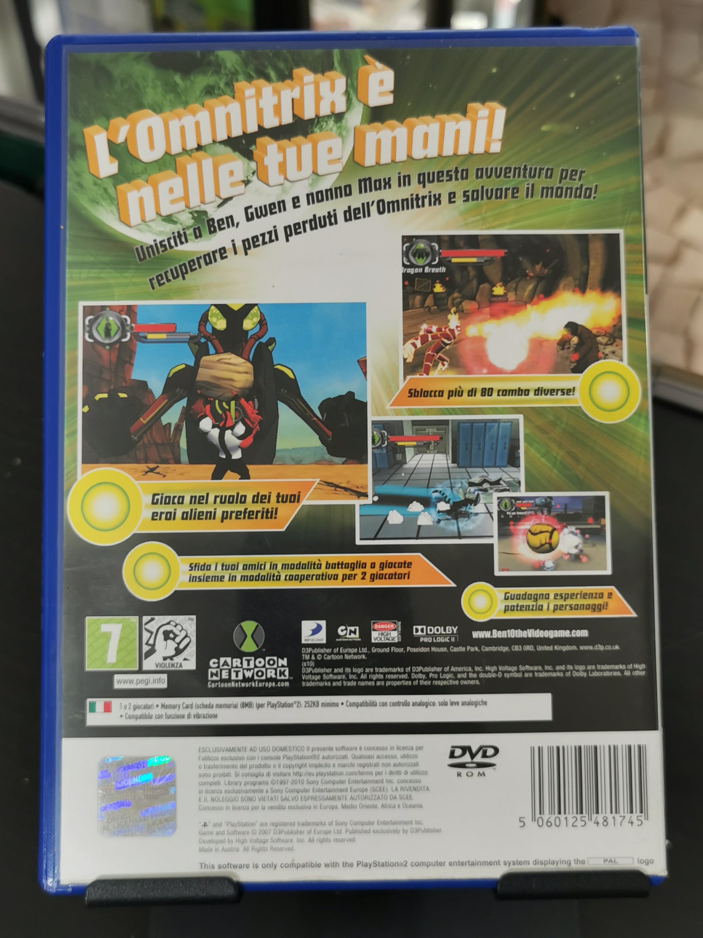 Ben 10: Protector of Earth (PS2) - No manuale