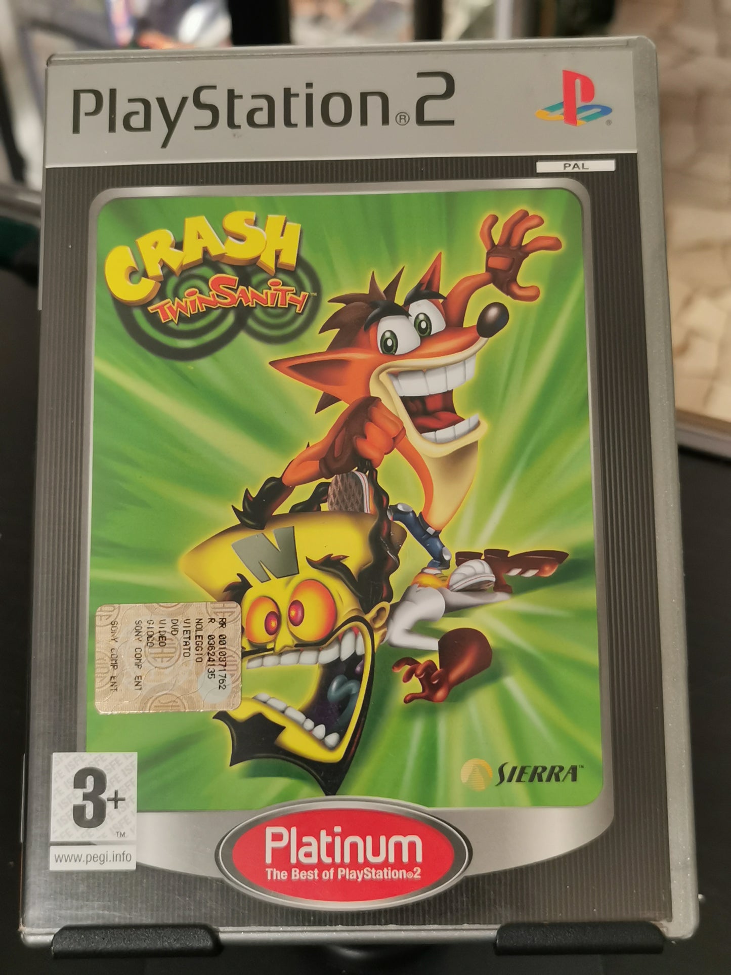Crash Twinsanity (PS2) - Platinum - No manuale