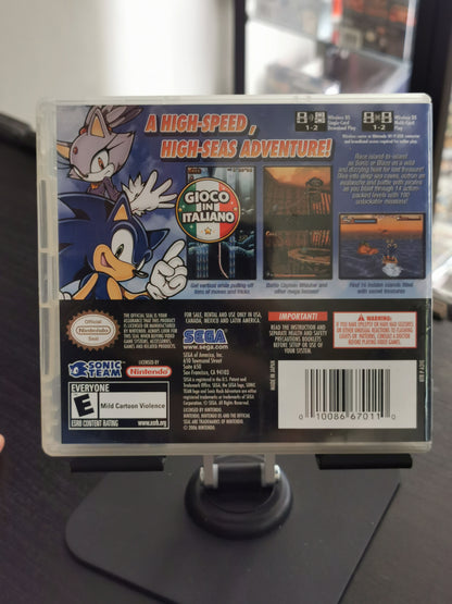 Sonic Rush Adventure (DS) - Cover custom