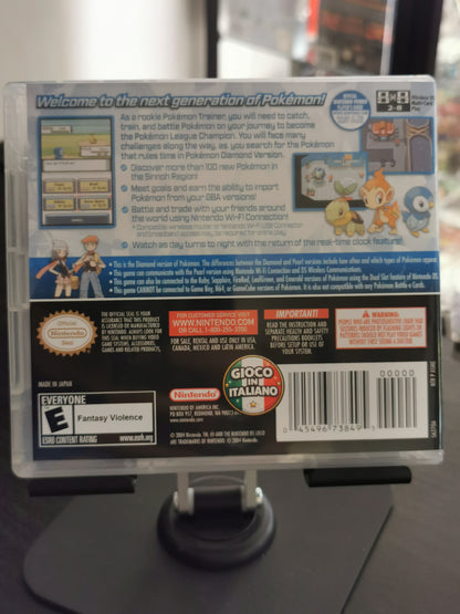 Pokémon Versione Diamante (DS) - Cover custom