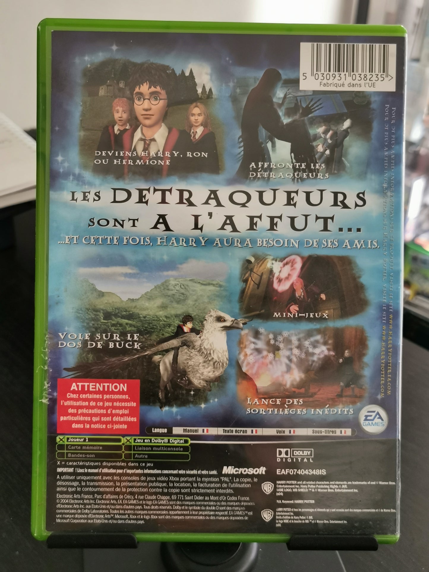 Harry Potter et le Prisonnier d’Azkaban (Xbox) - No Manuale