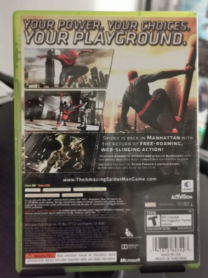 The Amazing Spider-Man (Xbox 360) - Cover custom