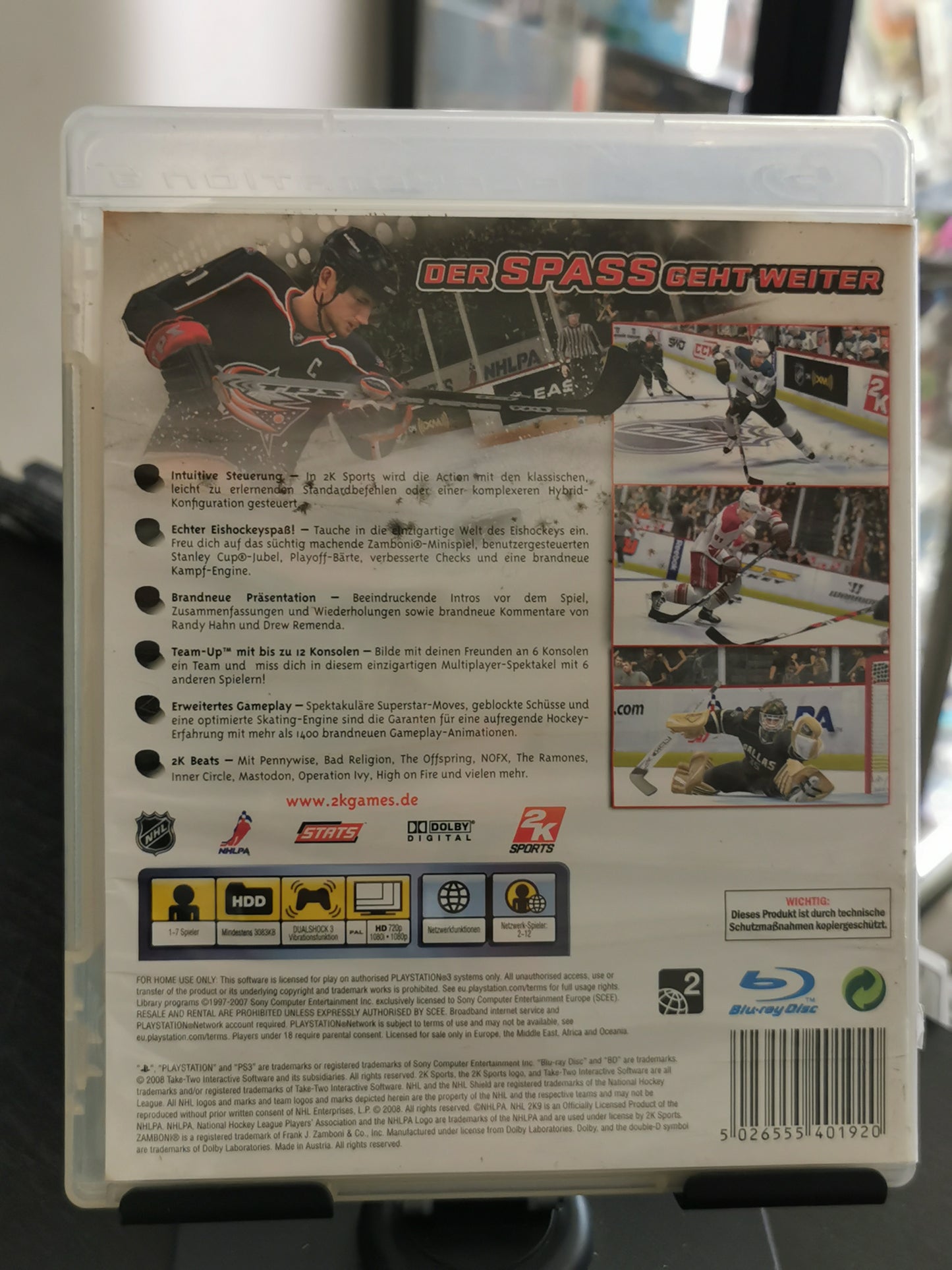 NHL 2K9 (PS3) - No Manuale