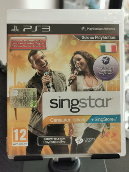SingStar Cantautori Italiani (PS3) - No Manuale