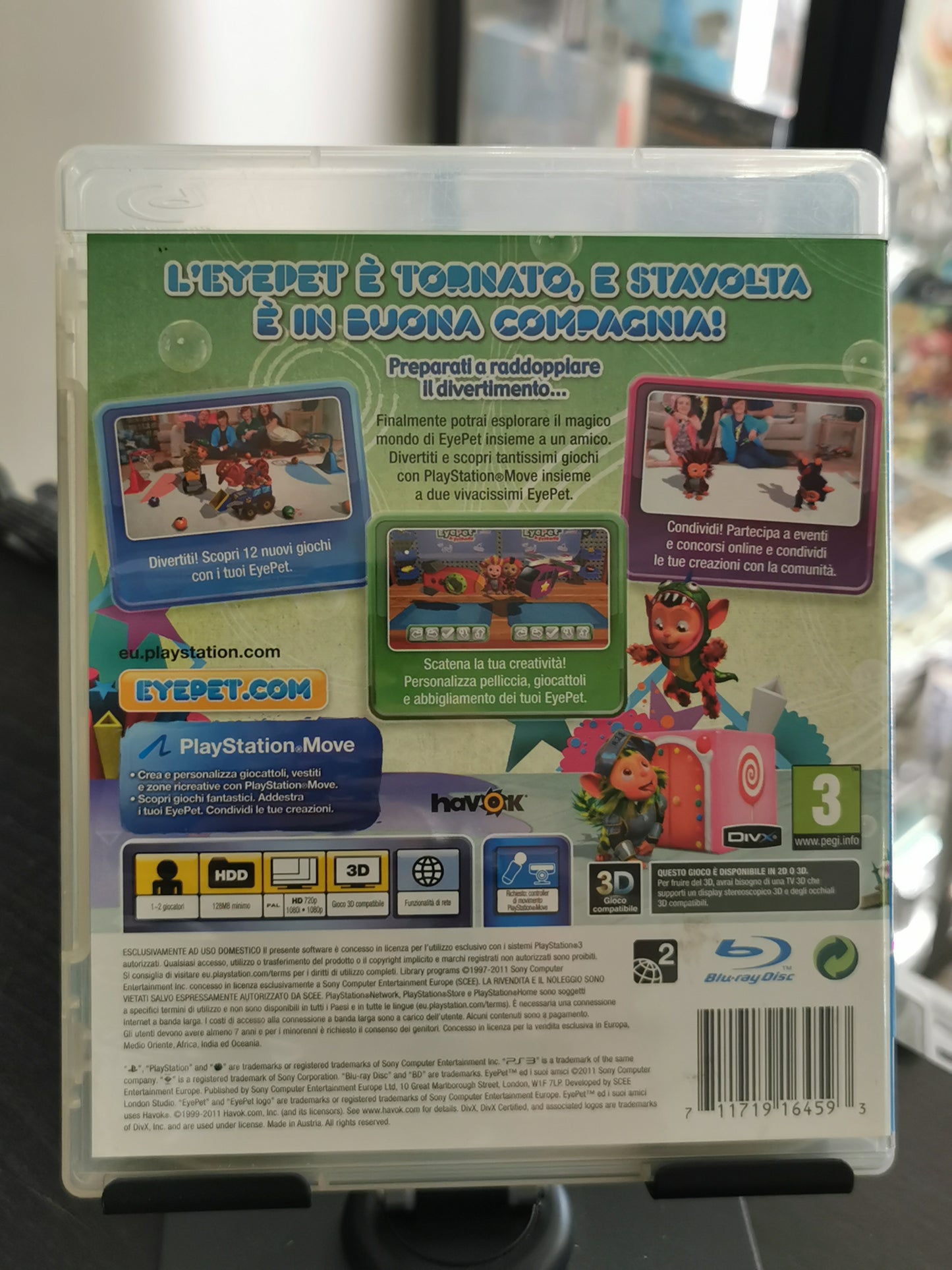 EyePet ed i suoi amici (PS3) - No Manuale