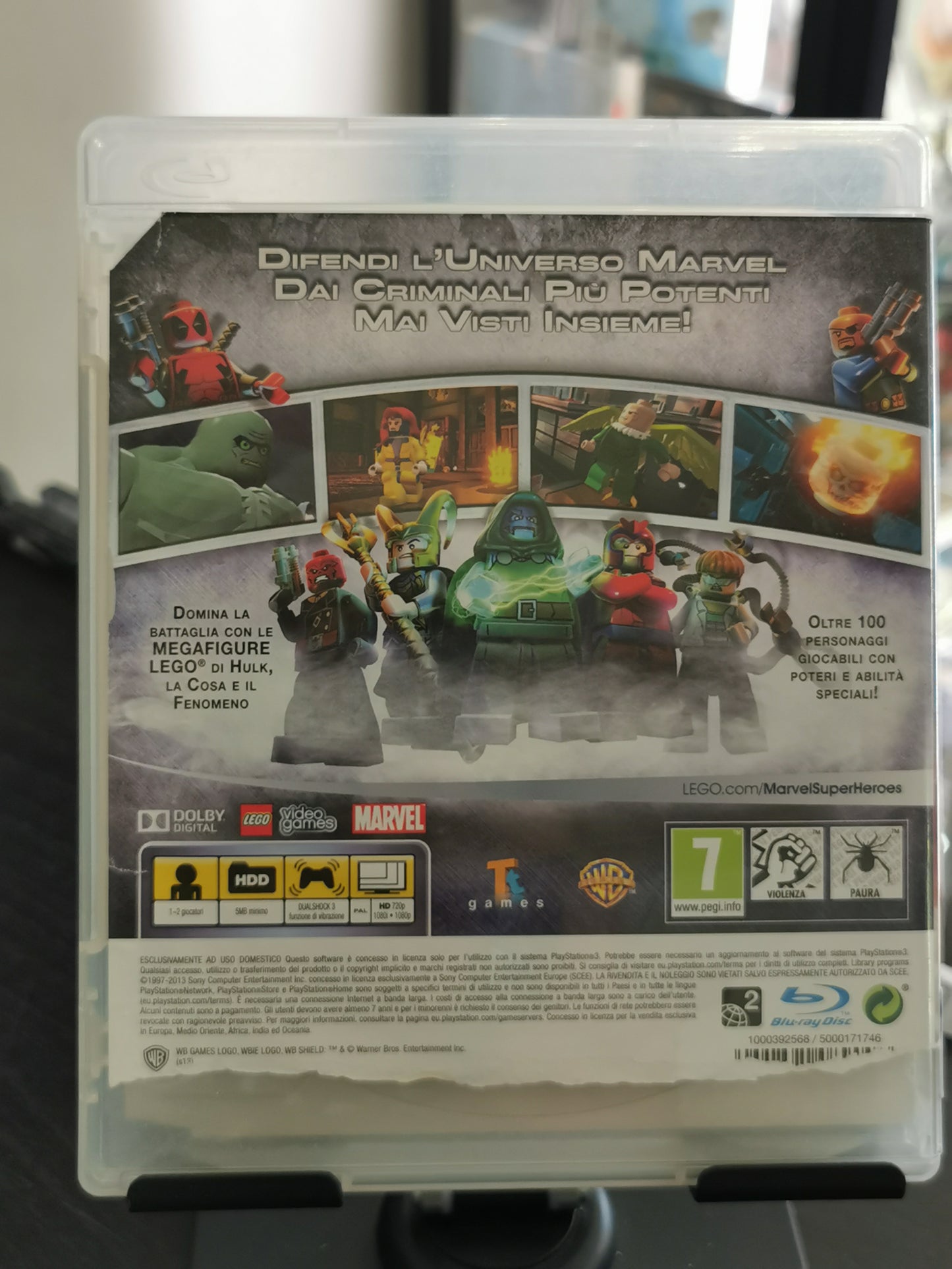 LEGO Marvel Super Heroes (PS3) - No Manuale