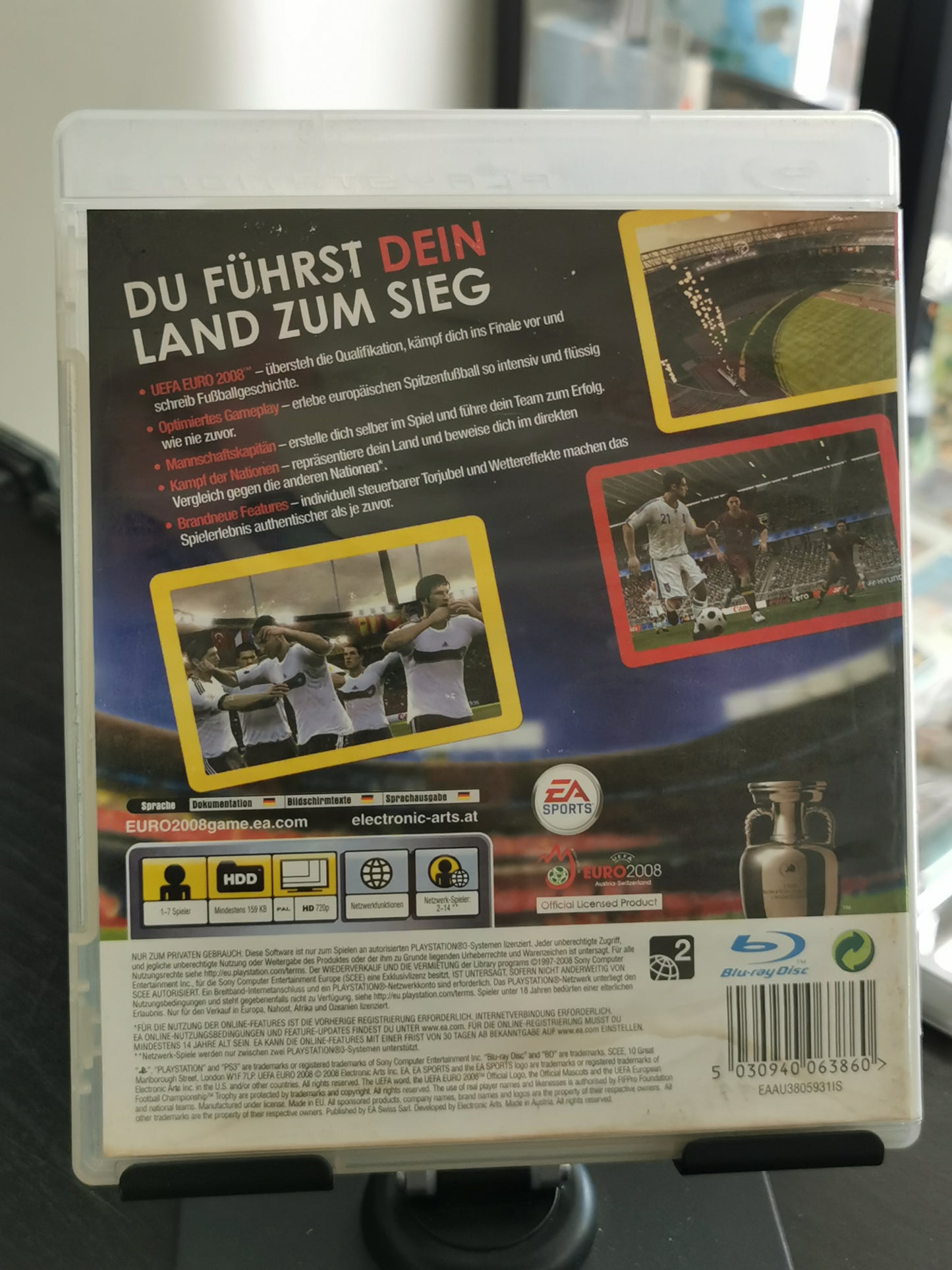 UEFA Euro 2008 (PS3) - No Manuale