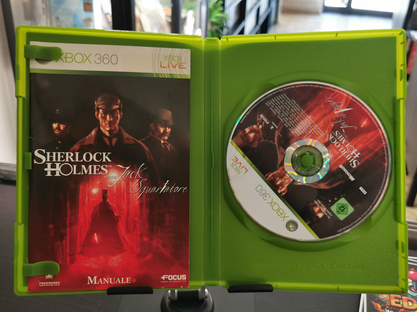 Sherlock Holmes contro Jack lo Squartatore (Xbox 360) - Cover custom