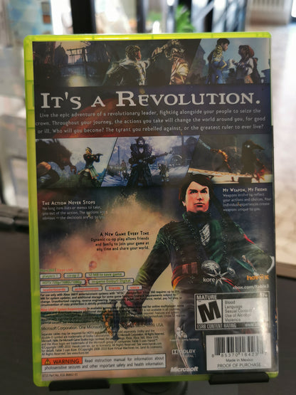 Fable III (Xbox 360) - Cover custom