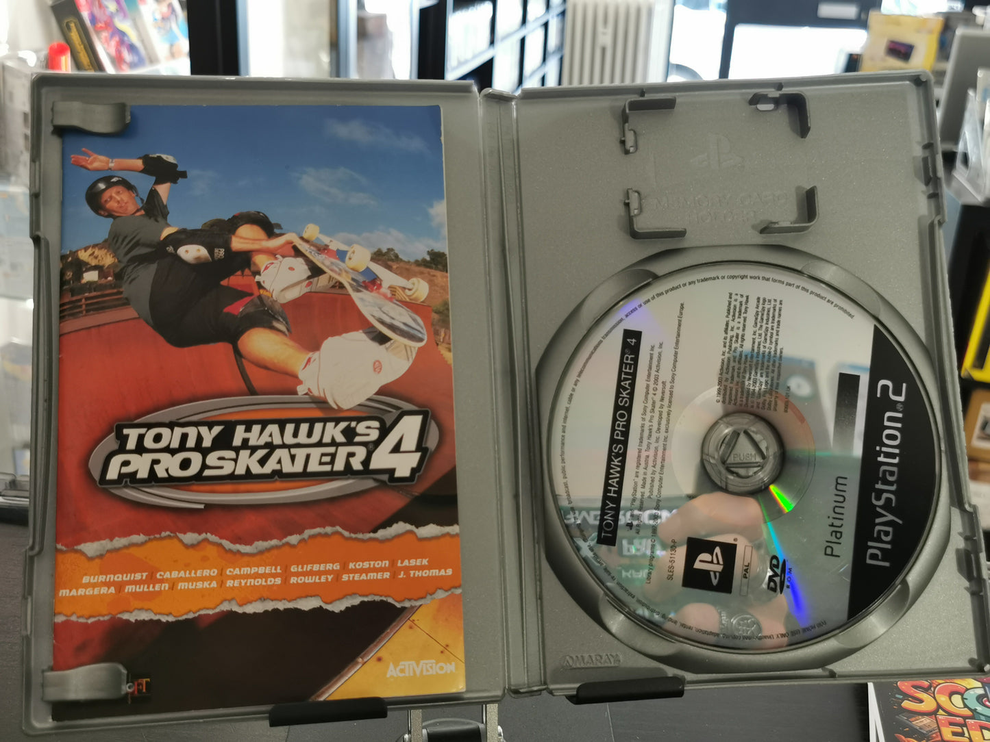 Tony Hawk's Pro Skater 4 (PS2) - Platinum - Cover custom