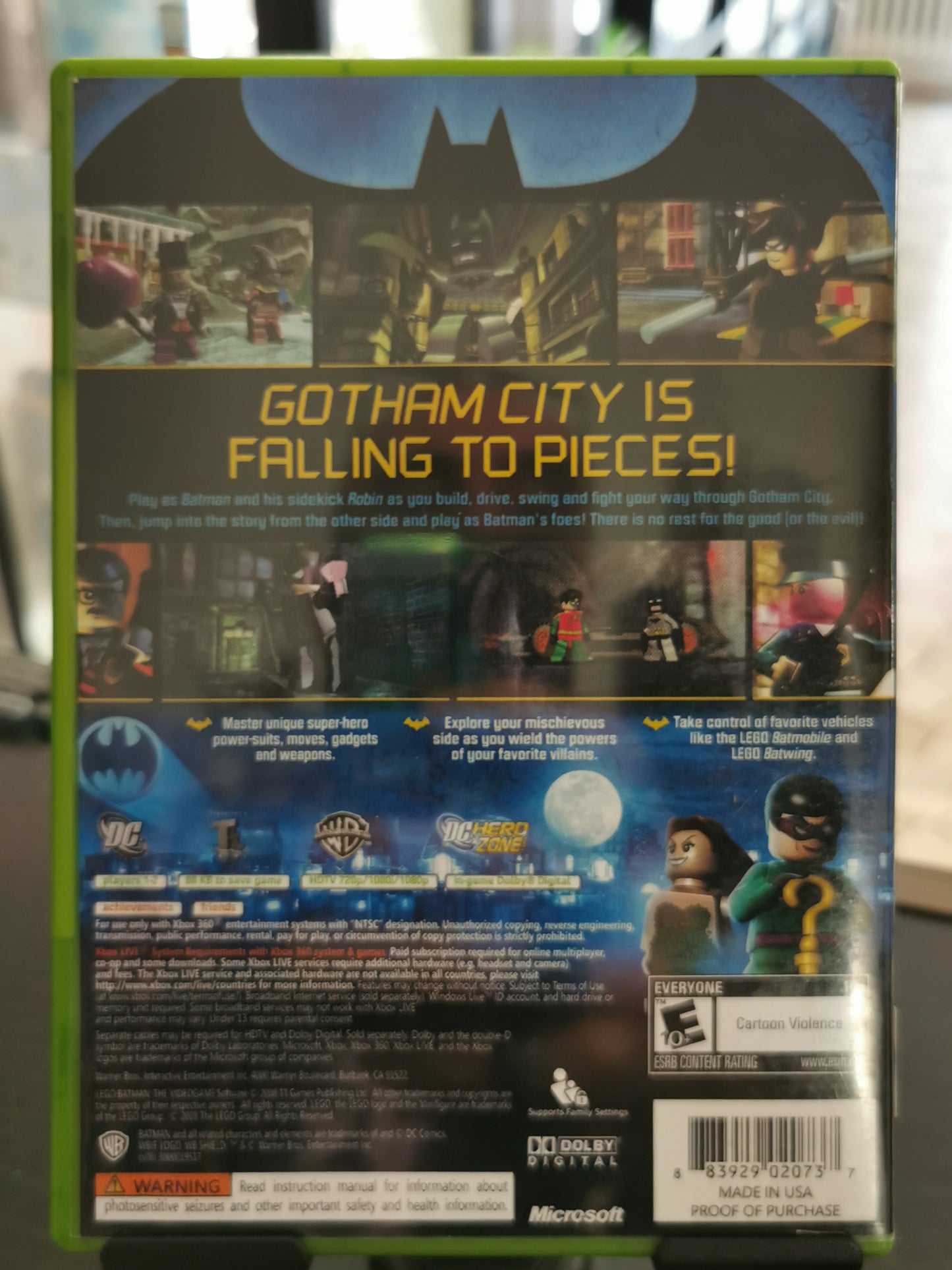 LEGO Batman: The Videogame (Xbox 360) - Bundle Copy - Cover custom