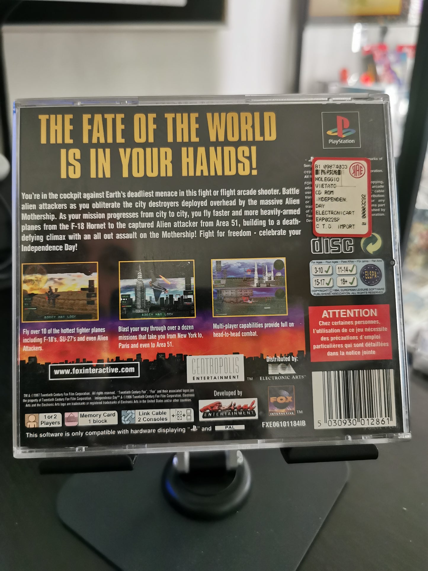 Independence Day: The Game (PS1) - No manuale