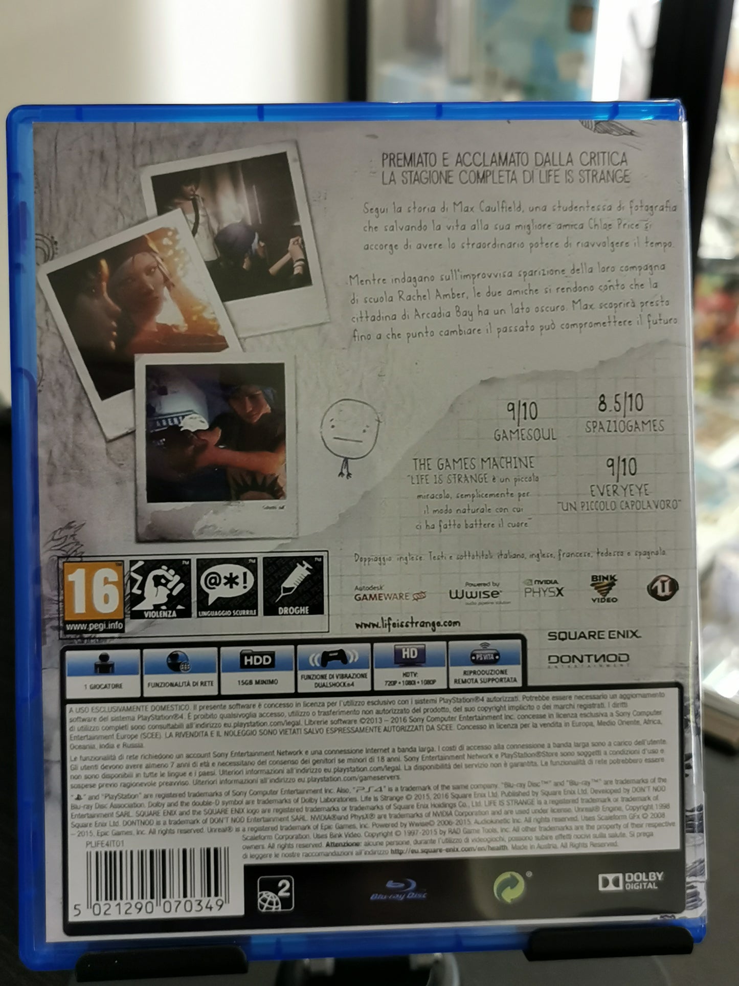 Life is Strange (PS4) - Cover custom
