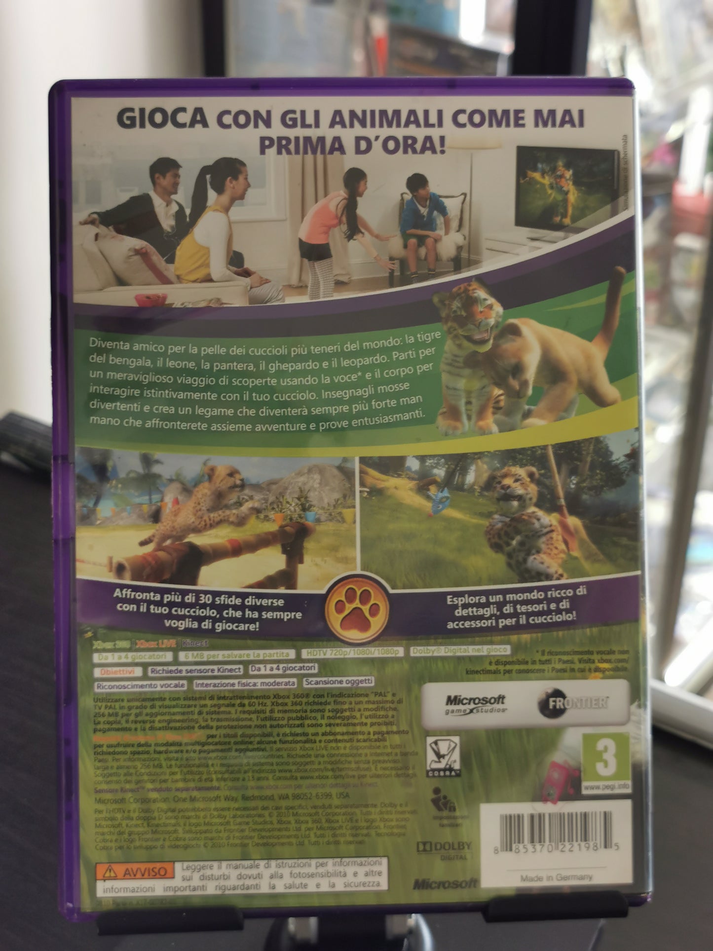 Kinectimals (Xbox 360) - No manuale
