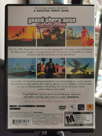 Grand Theft Auto: Vice City Stories (PS2) - No manuale