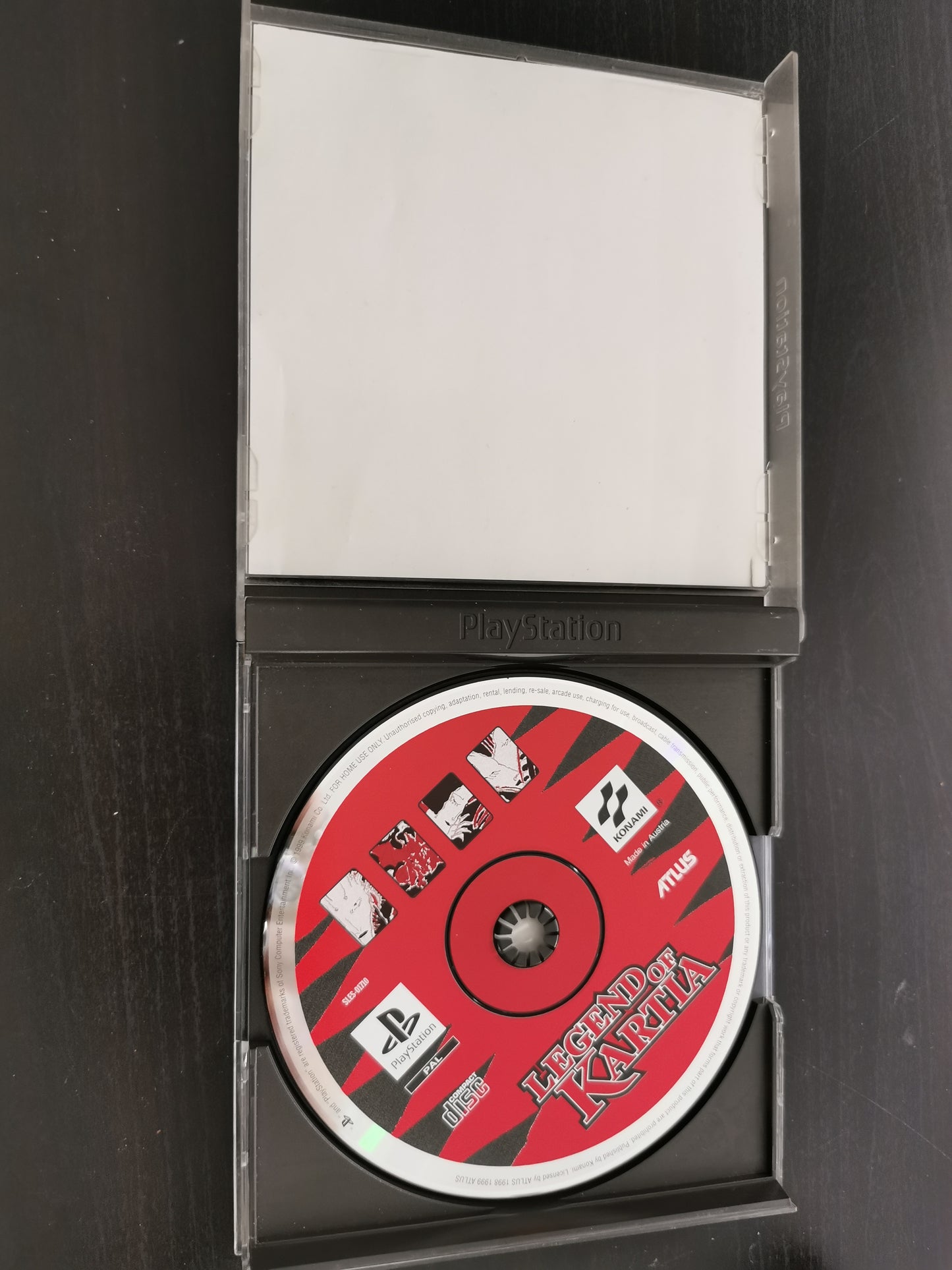 Legend of Kartia (PS1) - No manuale