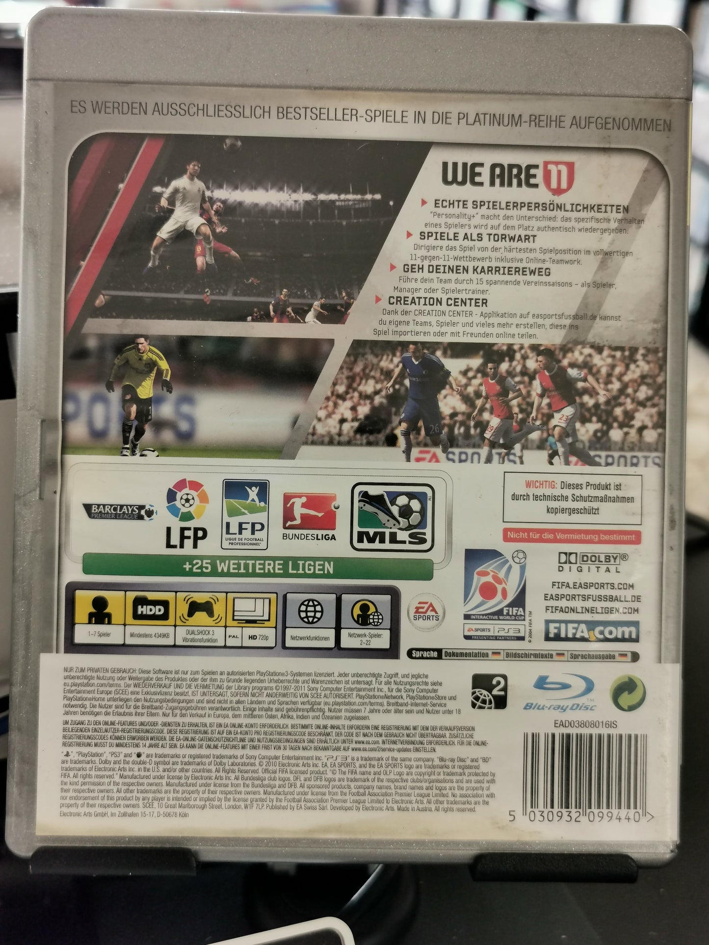 FIFA 11 (PS3) - Platinum