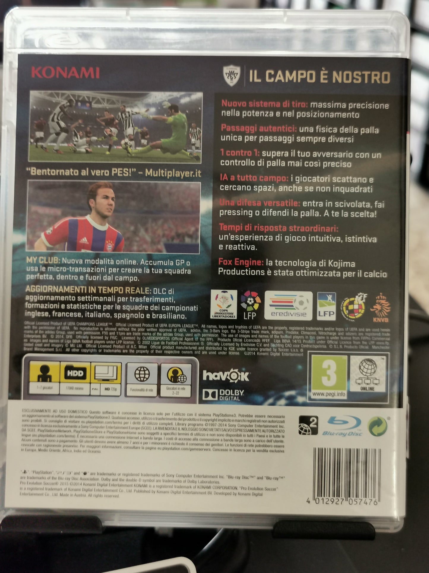 PES 2015 - Pro Evolution Soccer (PS3)