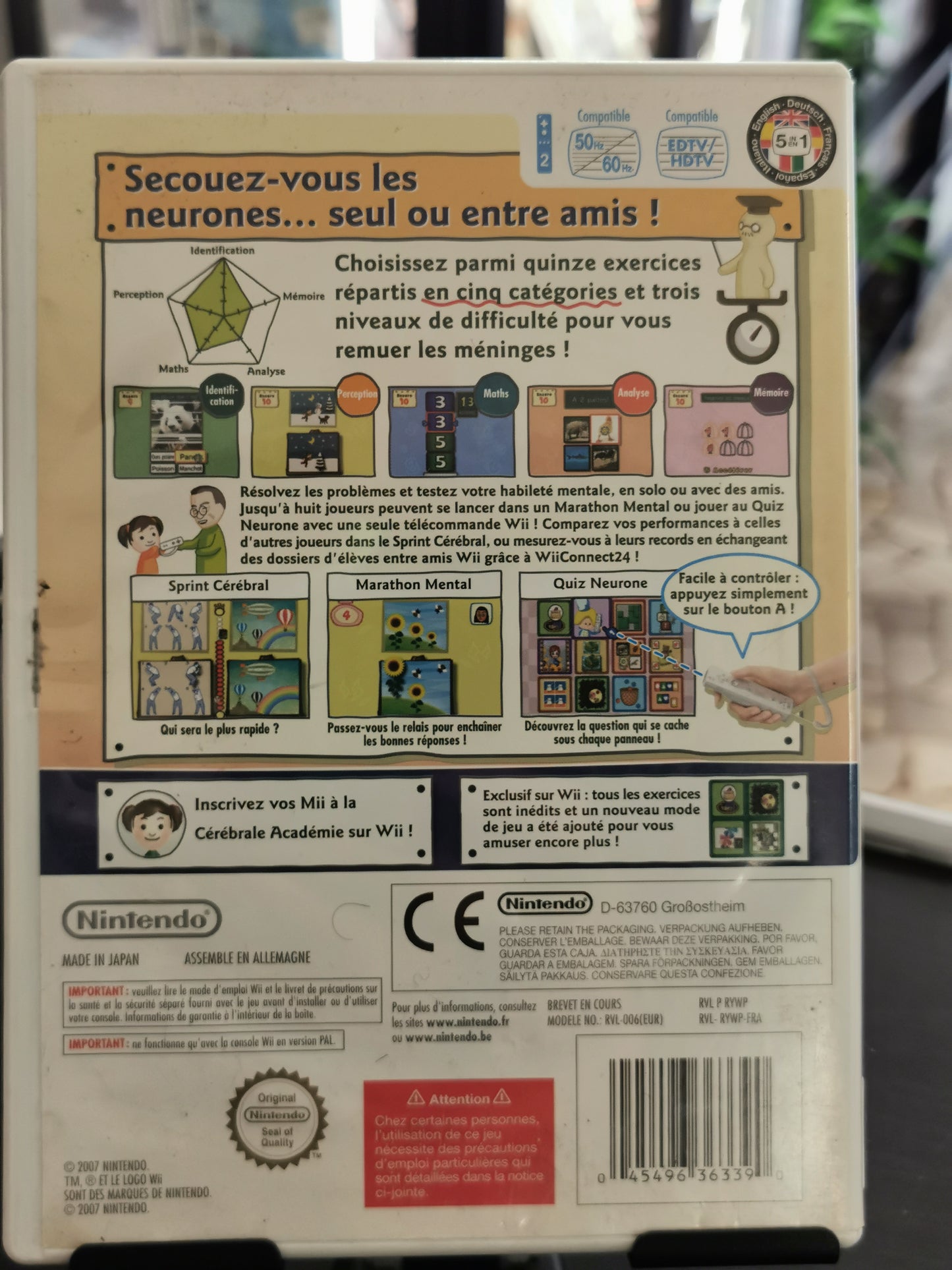 Cérébrale Académie sur Wii (Wii)