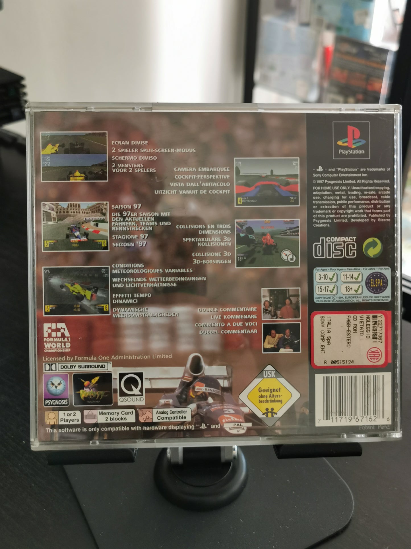 Formula 1 97 (PS1) - No manuale