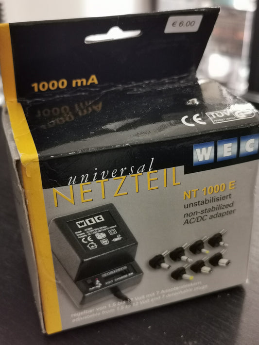 WEC Universal Netzteil NT 1000 E