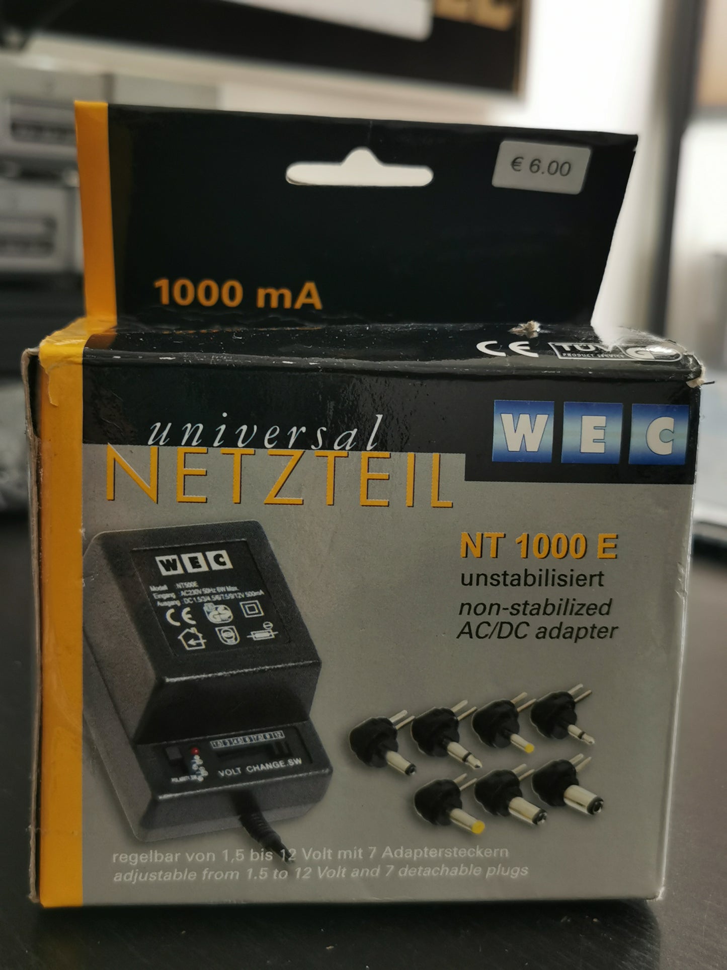 WEC Universal Netzteil NT 1000 E