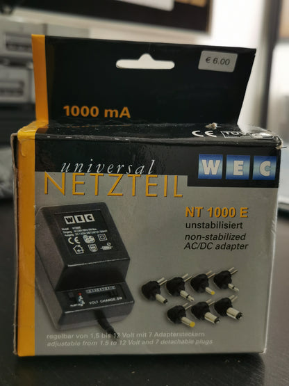 WEC Universal Netzteil NT 1000 E