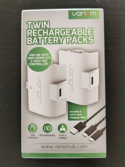 Venom Twin Rechargeable Battery Packs Xbox One / Xbox Series X/S