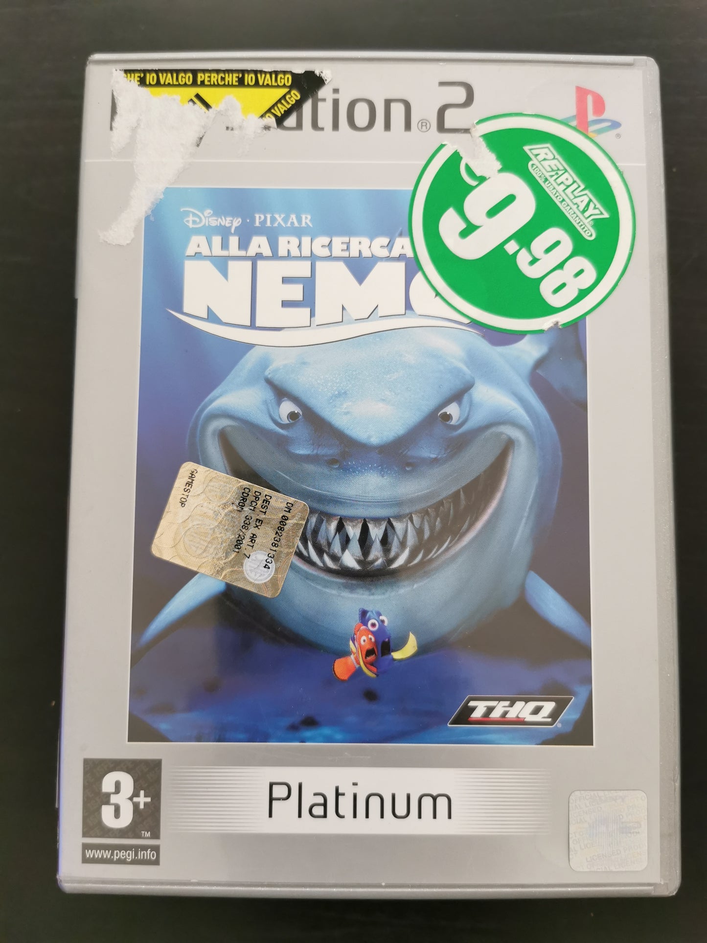 Alla Ricerca di Nemo (PS2) - Platinum - No manuale