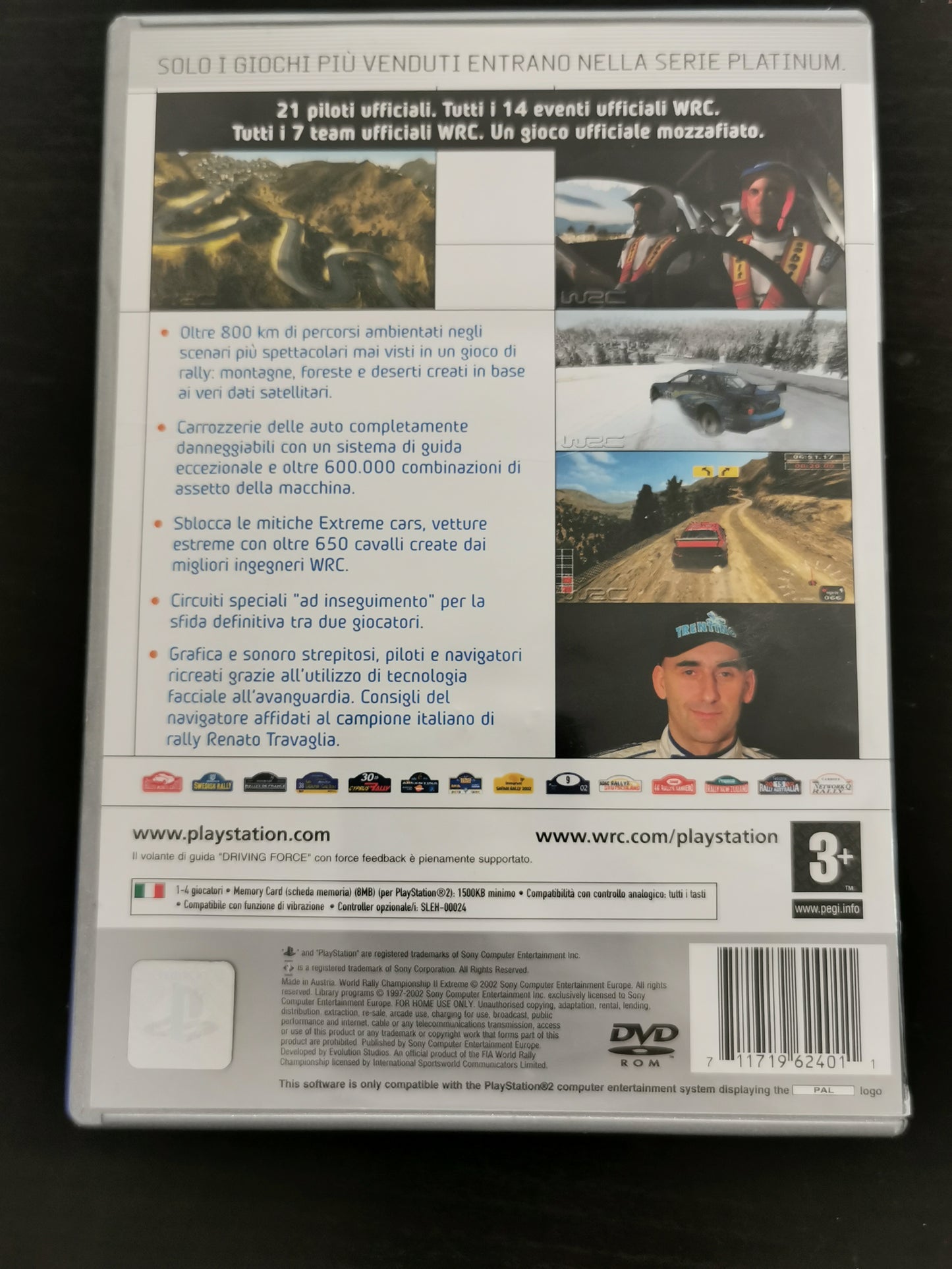 WRC II Extreme (PS2) - Platinum - No manuale